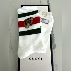 Gucci Little Williams Tiger Crew Socks